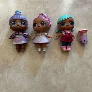 L.O.L. Surprise! Dolls Trio with Pink and Purple Highlights